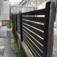 木のフェンス