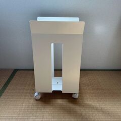 山崎実業 ダンボール収納 ダンボール&紙袋ストッカー ホワイト