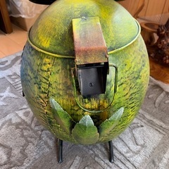 未使用フクロウ　スチール　ペダル式ダストボックス新品未使用品の画像