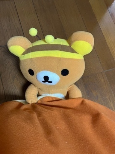 リラクマぬいぐるみ着きましたクッション