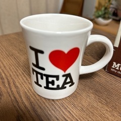 【未使用品】I LOVE TEA マグカップ　アイラブティーの画像