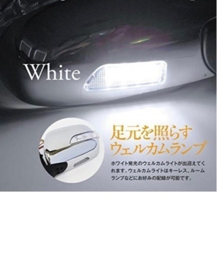 【新品・未使用】200系HIACE ウインカー付きドアミラー