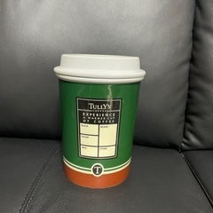 タリーズ　コーヒー　大きな　キャニスター　陶器　入れ物　キッチン用品の画像