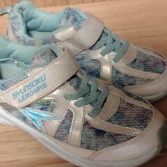 瞬足21.0cm　水色の画像