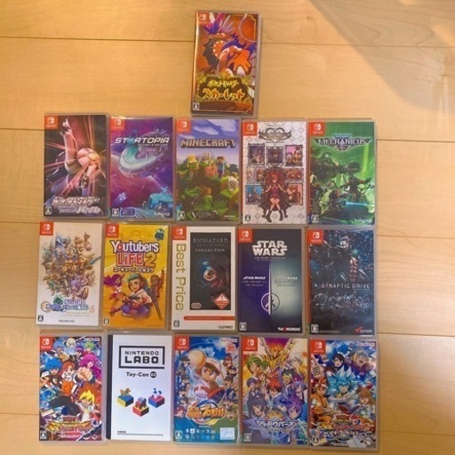 ポケモンスカーレット+Switchソフト15本セットまとめ売り