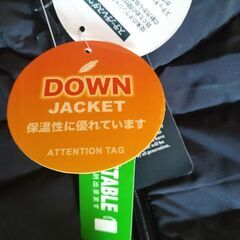 future bullet ダウンジャケット ステッチレスダウン フード付き ネイビー L 新品未使用品タグ付き コンパクトに持ち運び出来るの画像