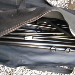 野球の携帯用ティーバッテイング用ネットの画像