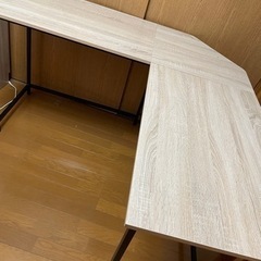 【美品】DOMY HOME L字パソコンデスクの画像