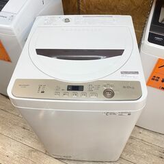 SHARP 洗濯機 6kg ES-GE6E-T 2021年製★穴なしステンレス槽 風乾燥搭載★買取帝国 志木店