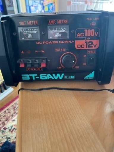 AC100vからDC12vに変換する物。