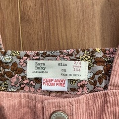 ZARA 女の子オシャレ3〜４歳の画像