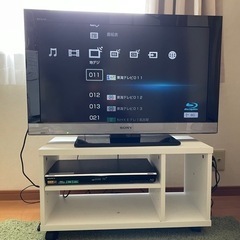 ●商談中SONY 32型テレビ・Blu-rayレコーダーセット