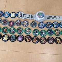 【格安】妖怪ウォッチ　時計とメダル33枚　おもちゃ