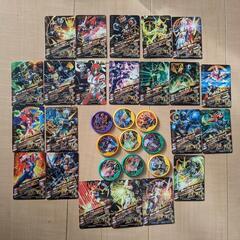 【格安】仮面ライダーカード22枚とメダル　おもちゃ