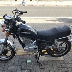 スズキ　ＧＮ１２５Ｈ　１２５ＣＣミッション車・バッテリー・Ｒタイヤ新品の画像