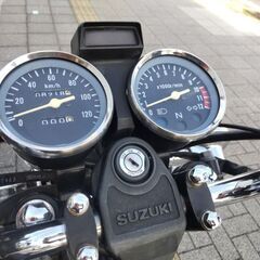 スズキ　ＧＮ１２５Ｈ　１２５ＣＣミッション車・バッテリー・Ｒタイヤ新品の画像