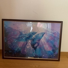 パズル　額縁入り