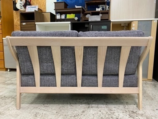 【愛品館 江戸川店】ibata interior（飛騨イバタインテリア）ファブリック2Pソファ ID:156-018989-007
