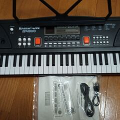 SANMERSEN BF-6301C電子キーボード 61鍵盤 LCDディスプレイ搭載 多機能 高音質 充電式の画像