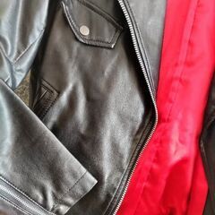 美品✨『E hyphen world gallery』黒のライダースジャケット size S    レディースの画像