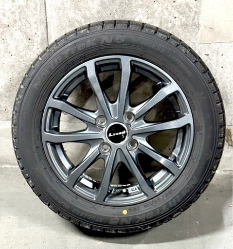 室内保管
❗️スタッドレス 4本❗️アルミセット❗️ 処分価格です。❗️使用回数１回❗️ 155／65R14 750