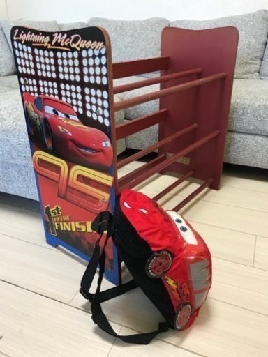 カーズマックィーンのリュック\u0026収納棚セット