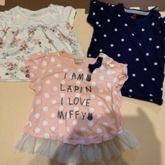 ミキハウスなど80サイズの洋服11点の画像