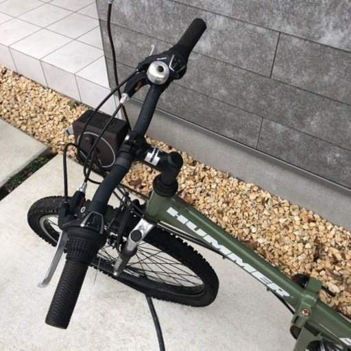 ハマー HUMMER FDB 206 TANK-G 折り畳み自転車 20インチ 6段変速 HAMMER マウンテンバイク　折り畳み