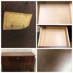 昭和レトロ　豪華　アンティーク飾り棚　リビングボード　サイドボードの画像