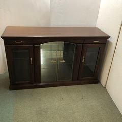 昭和レトロ　豪華　アンティーク飾り棚　リビングボード　サイドボード