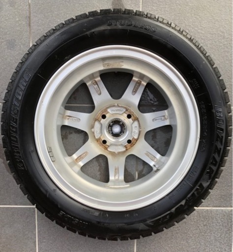 中古 14インチ アルミ VORS 4本セット<BR>アクア ヴィッツ マーチ アルミホイール 14インチ 4本
