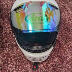 【値下げ】アライ　ラパイドネオ　ホワイト　美品　中古　シールド２枚