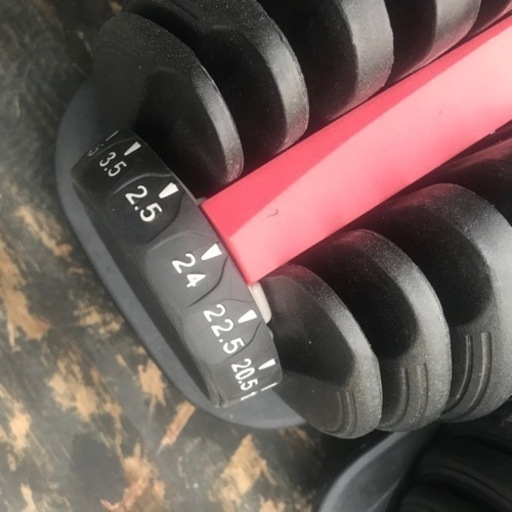 可変式ダンベル×2  MAX24kg 可変式ダンベル 24kg 2個セット 15段階調節 重量調節 アジャスタブル 