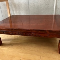 和風ダイニングテーブル(無料)の画像