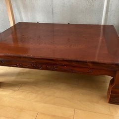 和風ダイニングテーブル(無料)の画像