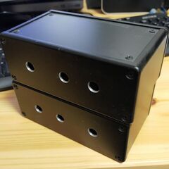 【無償】加工済みのタカチのケース×2ケ