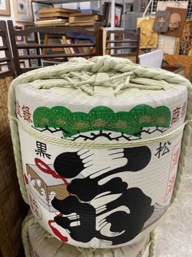 飾り用空樽　3月5日まで限定
