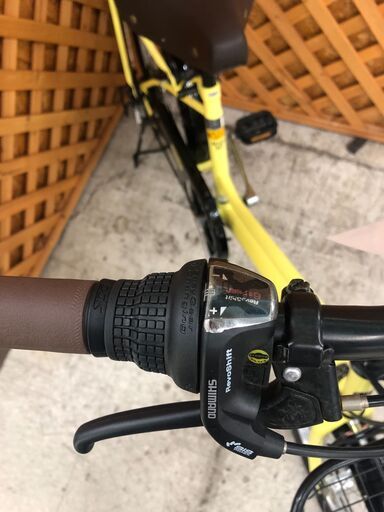 【愛品館江戸川店】 アサヒ　20インチ自転車　ブライトデイ　イエロー　ミニベロ　ID:122-043615-007