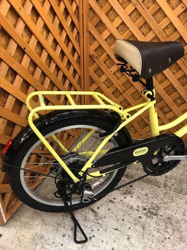 【愛品館江戸川店】 アサヒ　20インチ自転車　ブライトデイ　イエロー　ミニベロ　ID:122-043615-007