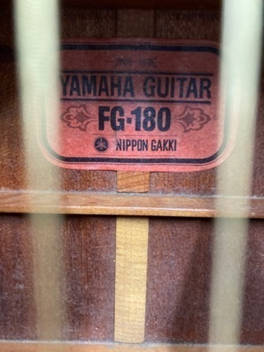 FG-180 YAMAHA 赤ラベル