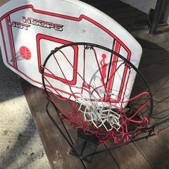 バスケットゴール　お打合せ中