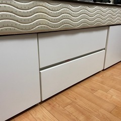 ニトリ シングルベッドフレーム(ジオ チェスト40J WW)の画像