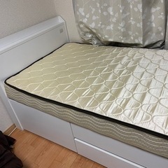 ニトリ シングルベッドフレーム(ジオ チェスト40J WW)の画像