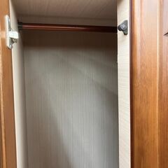 NAFCO ナフコ クローゼット 衣類収納 鏡付き No.2642● ※現金、クレジット、スマホ決済対応※の画像