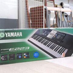 YAMAHA ヤマハ PORTATONE PSR-E223 電子キーボード 61鍵盤 中古品 動作確認済みの画像