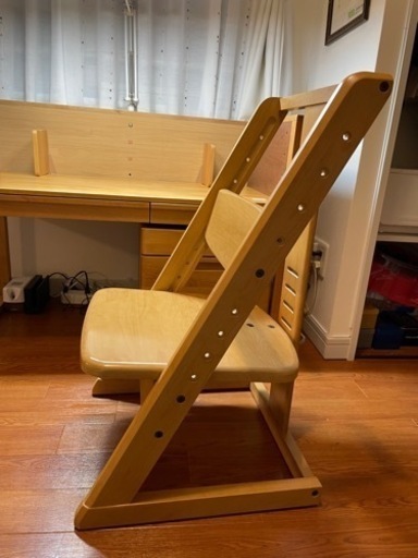 オカムラ学習机、袖引き出し、椅子のセット★お値下げします★