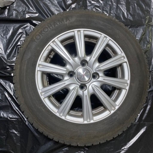 スタッドレスタイヤ&ホイール　冬タイヤ　4本セット　ヨコハマタイヤ　165/70R14