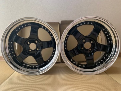 【美品】SSᎡプロフェッサーSP1 18×8.5+30スーパーロー 4穴　2本