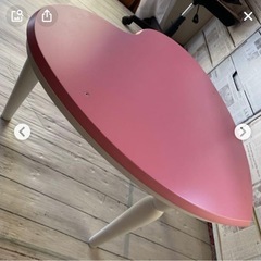 【可愛い】ピンクのコタツテーブル