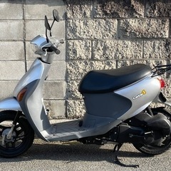 ◇SUZUKI レッツ4 後期 50cc 原付き バイク シルバ...